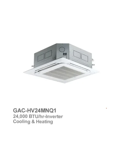 کولر گازی کاستی 4 طرفه اینورتر جی پلاس مدل GAC-HV24MNQ1