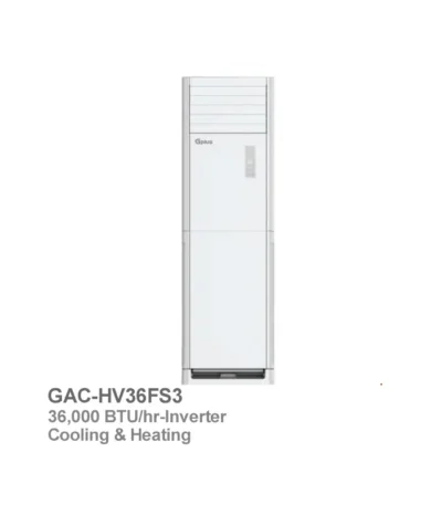 کولر گازی ایستاده اینورتر جی پلاس مدل GAC-HV36FS3|ناب تهویه