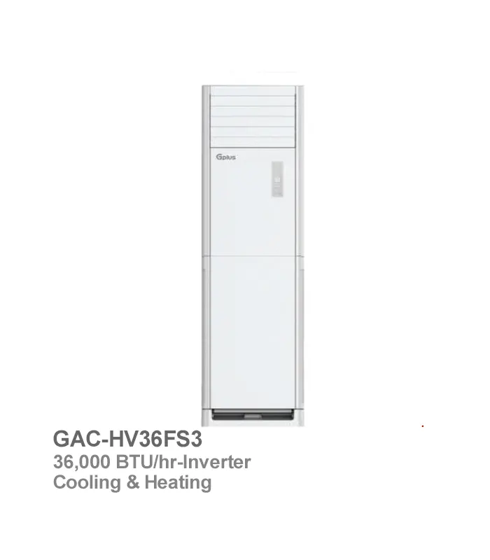 کولر گازی ایستاده اینورتر جی پلاس مدل GAC-HV36FS3|ناب تهویه کولر گازی ایستاده اینورتر جی پلاس مدل GAC-HV36FS3|ناب تهویه