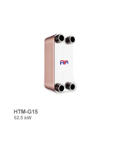 مبدل حرارتی گاز به آب اچ تی ام مدل HTM-G15 | ناب تهویه
