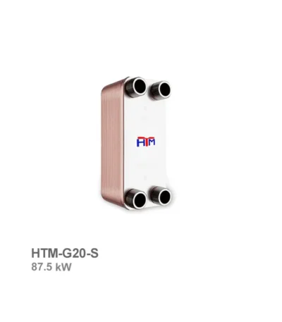 مبدل حرارتی گاز به آب اچ تی ام مدل HTM-G20-S | ناب تهویه