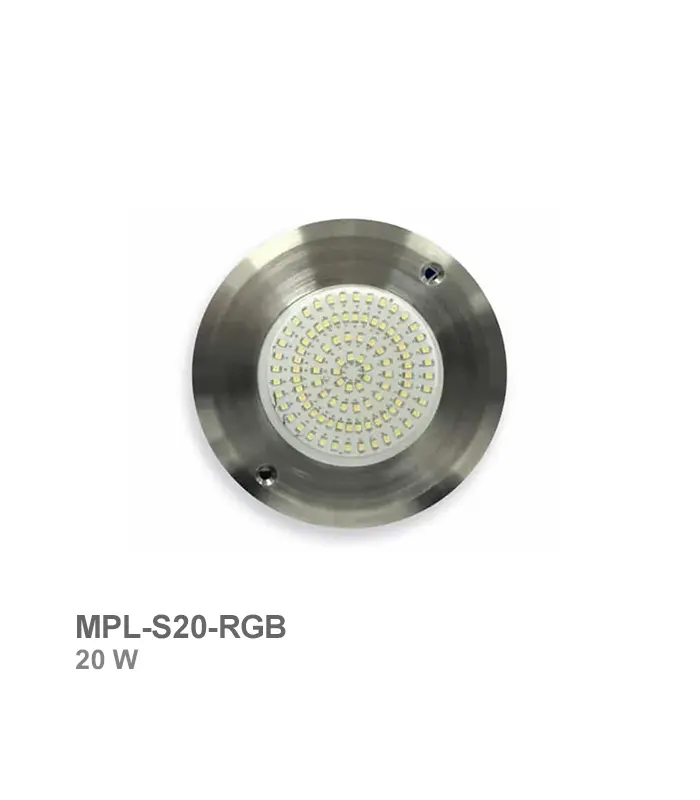چراغ استخر روکار مگاپول مدل MPL-S20-RGB | ناب تهویه چراغ استخر روکار مگاپول مدل MPL-S20-RGB | ناب تهویه