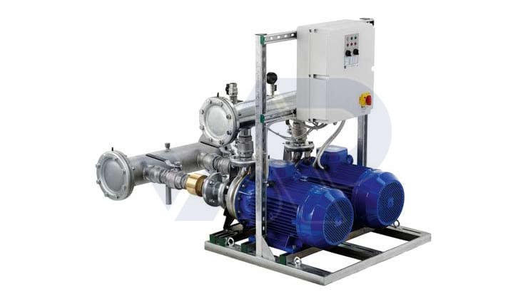 بوستر پمپ آبرسانی دور متغیر با پمپ 7.5 اسب 2پروانه CDA 750T ابارا